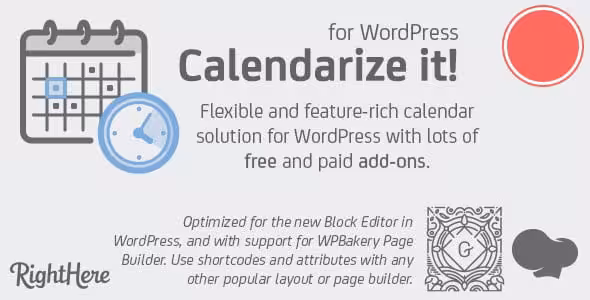 دانلود افزونه Calendarize it برای وردپرس