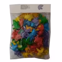 ماهی تزئینی آکواریوم به گز مدل دم متحرک مجموعه 50 عددی