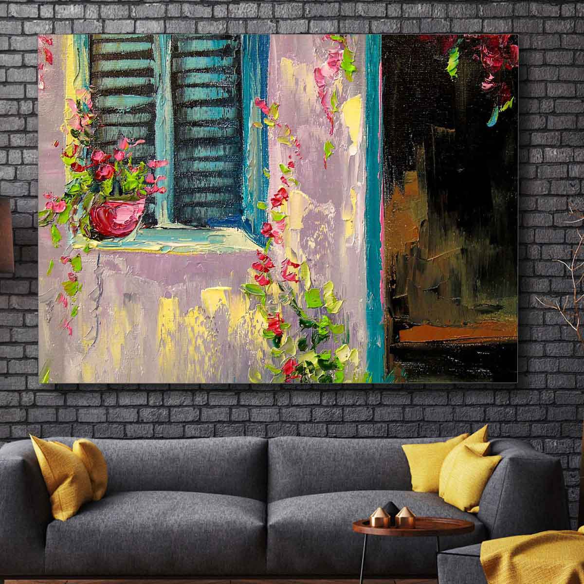 تابلو شاسی گالری استاربوی طرح گل مدل هنری 497