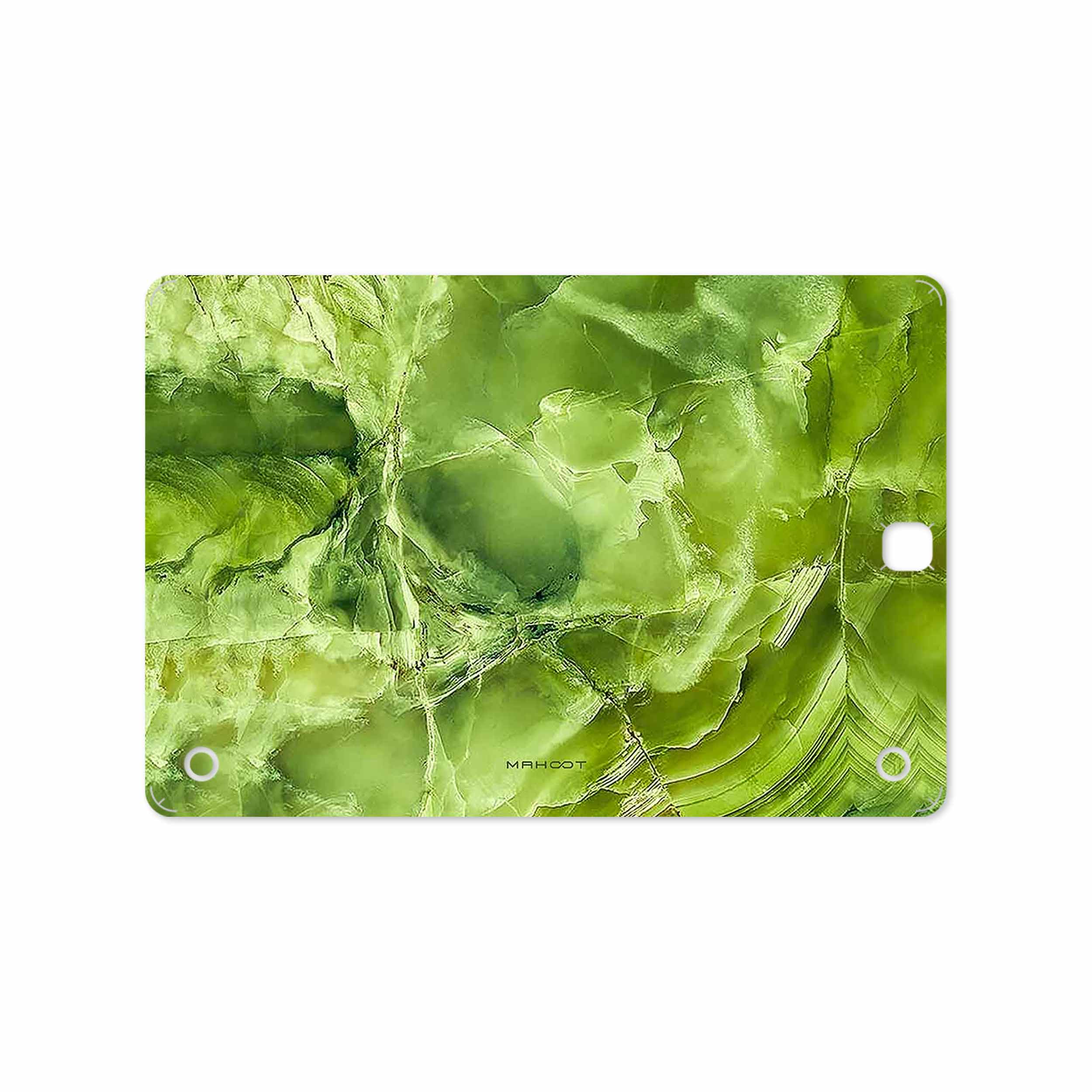 برچسب پوششی ماهوت مدل Green Crystal Marble مناسب برای تبلت سامسونگ Galaxy Tab A 9.7 2015 T550