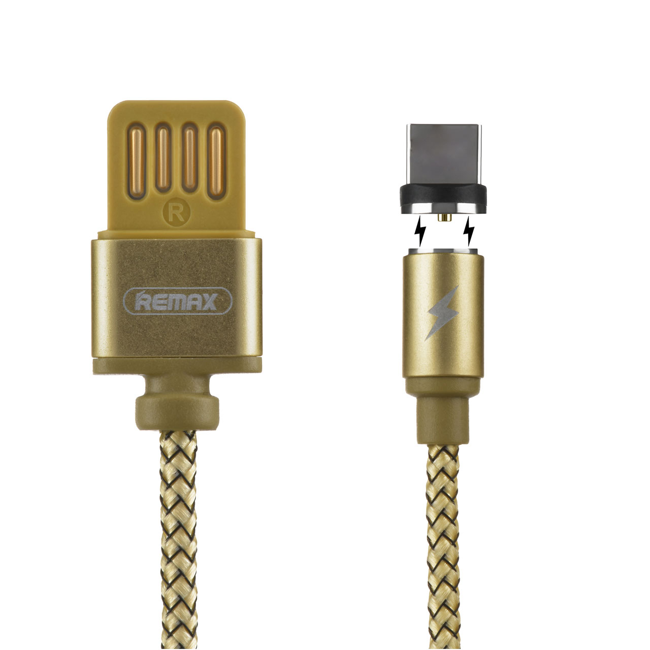 کابل تبدیلUSB به USB-C مغناطیسی ریمکس مدل RC-095a طول 1 متر