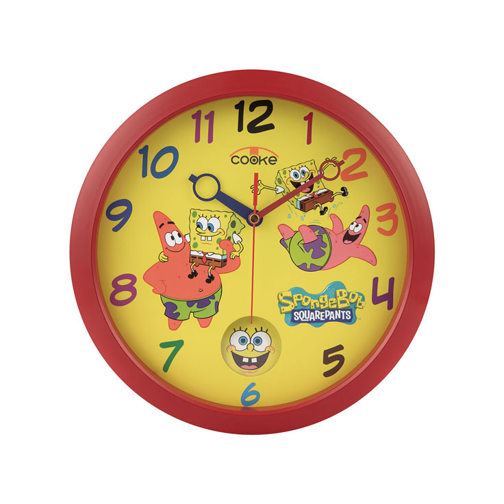 ساعت دیواری شوبرت طرح باب اسفنجی کد 5154