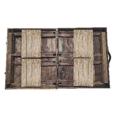 میز و صندلی سفری مدل تاشو چوبی مجموعه 5 عددی