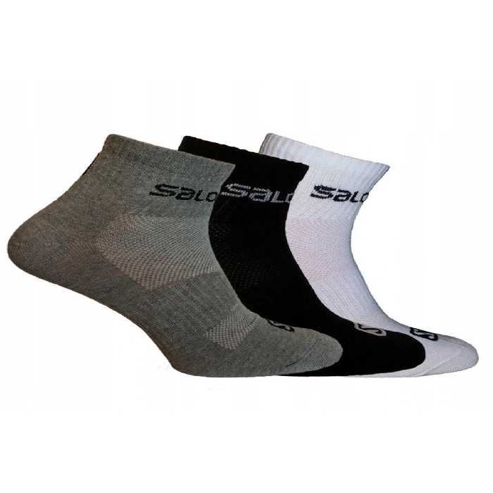 جوراب ورزشی سفید مردانه و زنانه 3 PACK چند رنگ Salomon