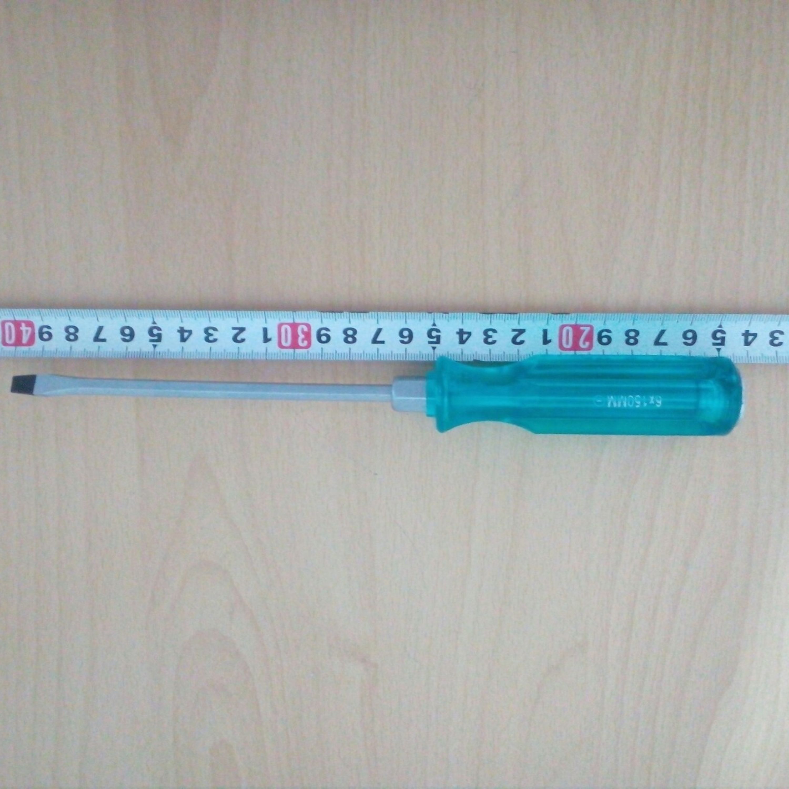 پیچ گوشتی تخت ضربه خور کروم واندیوم درجه یک 25 سانتی متر