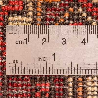 فرش دستبافت دو و نیم متری مدل نقشه بلوچ  کد 72.1128