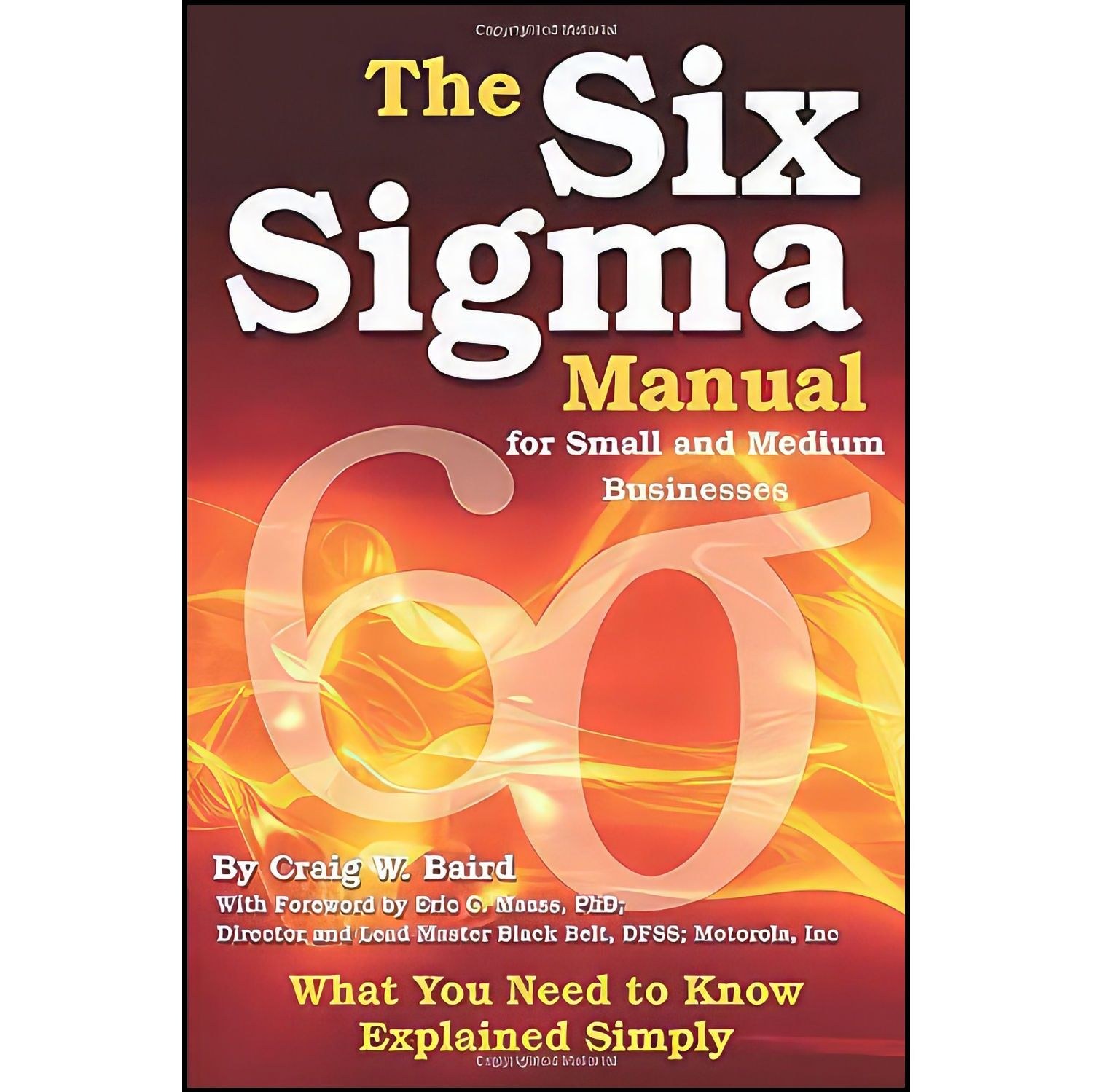 کتاب زبان اصلی The Six Sigma Manual for Small and Medium Businesses
