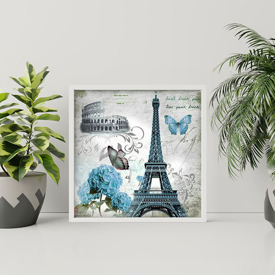 تابلو طرح برج ایفل مدل EP341