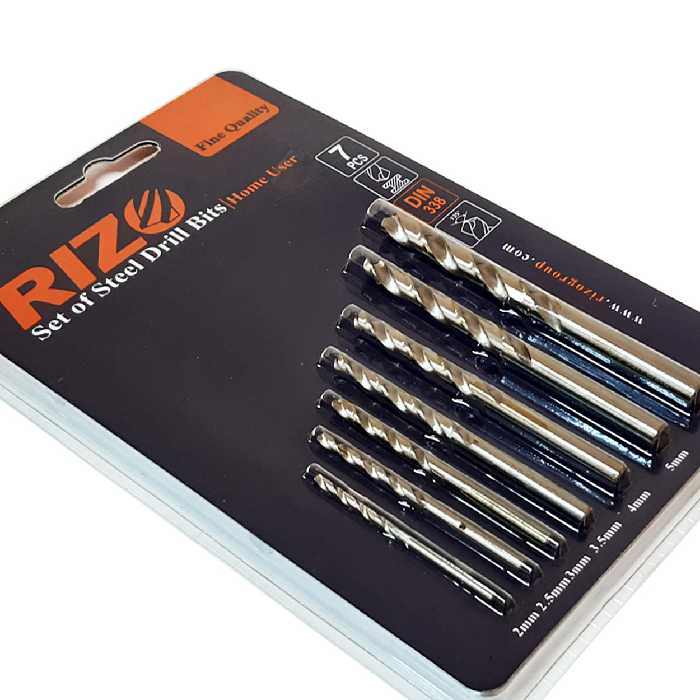 مته آهن ریزو مدل HT - 007 مجموعه 7 عددی