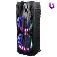 اسپیکر چمدانی بلوتوثی رم و فلش خور Sing-E ZQS8235   میکروفون و ریموت کنترل