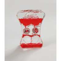 ریلکسر (ساعت شنی روغنی) طرح قلب هدیه و کادویی خاص - رنگ قرمز