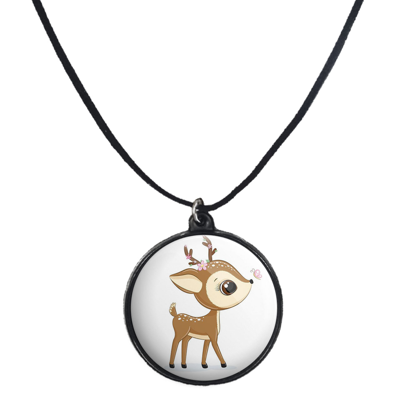 گردنبند پرمانه طرح حیوانات کیوت کد pmb.21461 مدل دو طرفه