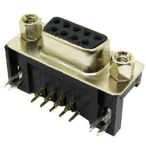 دی کانکتور 9 پین رایت مادگی روبردی DB9 RS232