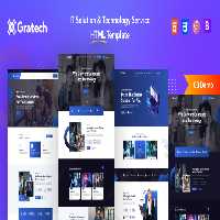 دانلود قالب Gratech گراتک قالب HTML خدماتی