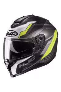 کلاه کاسکت موتورسیکلت مشکی C70 ایمنی MC1 اورجینال HJC