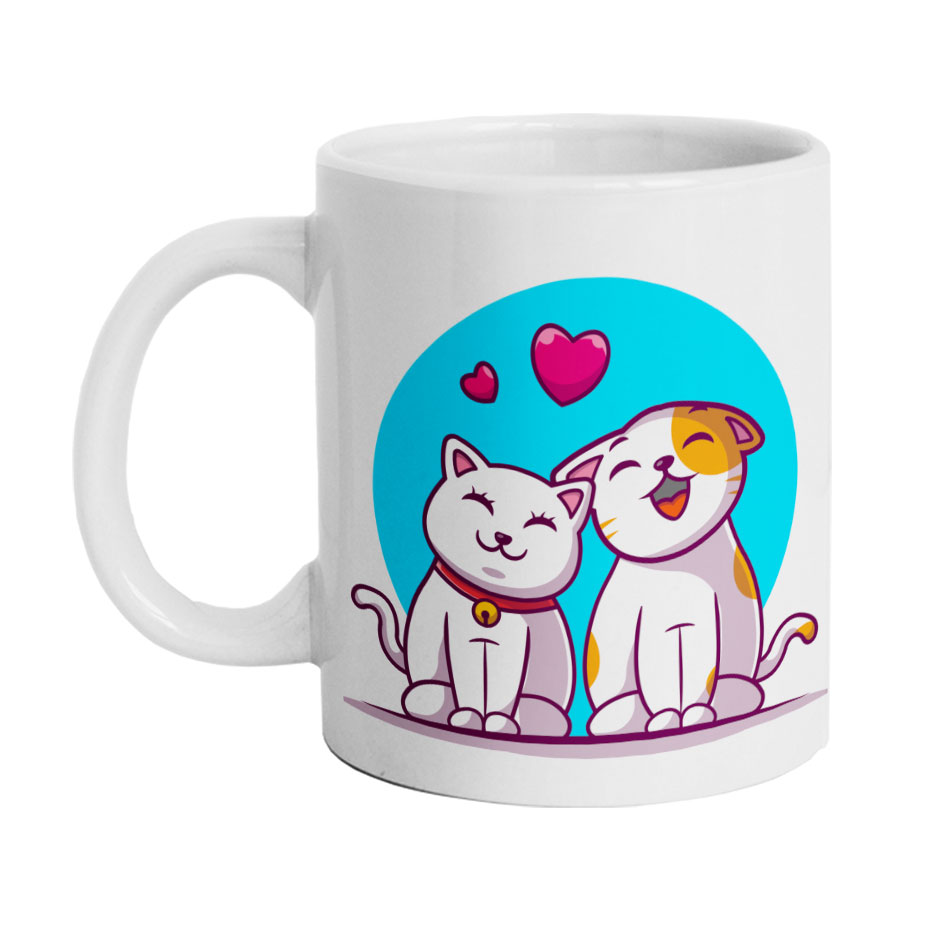 ماگ دارلی طرح گربه فانتزی مدل MG2774