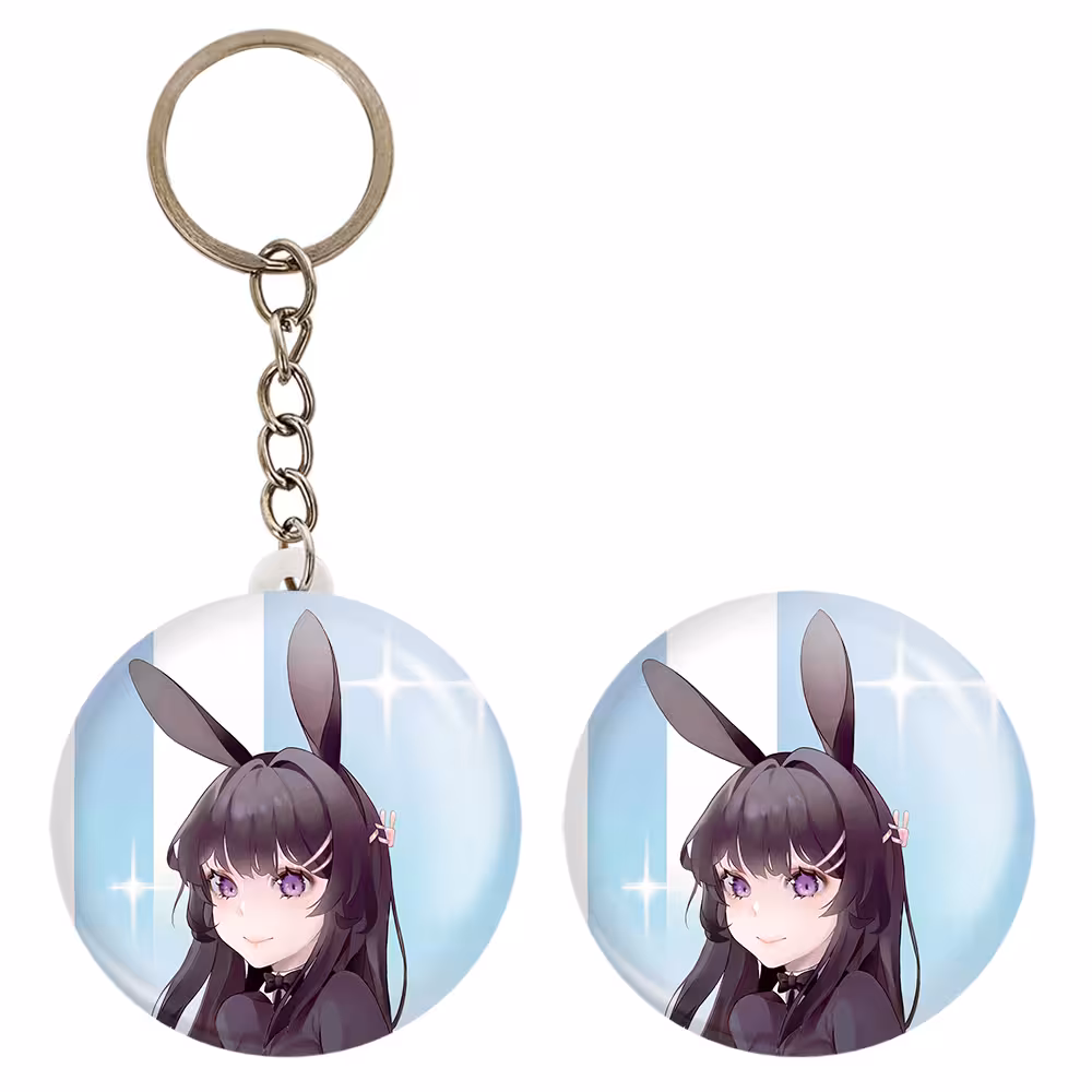 پیکسل خندالو مدل مای انیمه بانی گرل سنپای کد 16420 به همراه جاکلیدی