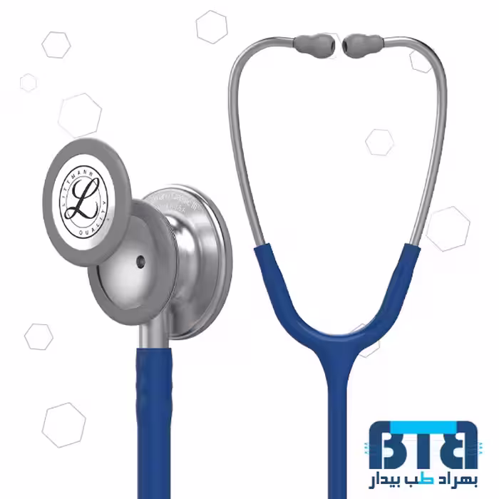 گوشی لیتمن کلاسیک ۳ آبی مدل Littmann classic III navy blue 5622