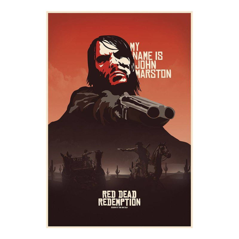 تابلو شاسی مدل رد دد ریدمپشن 2 کد D701 | دنیای قاب