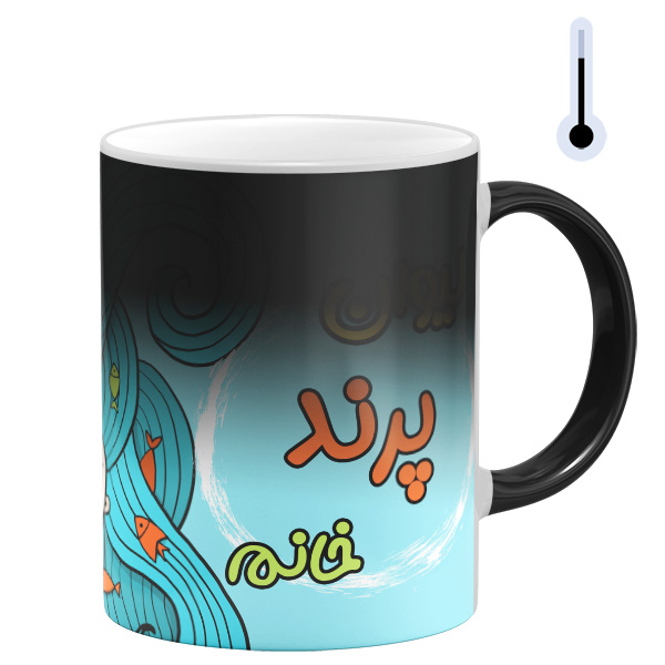 ماگ حرارتی  مدل لیوان پرند خانم