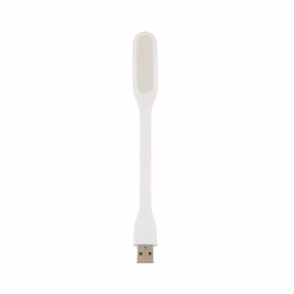 چراغ ال ای دی یو اس بی مدل Portable Flexible USB Light سفید رنگ 