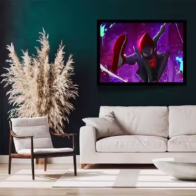 تابلو مدل miles spider man کد F-14010