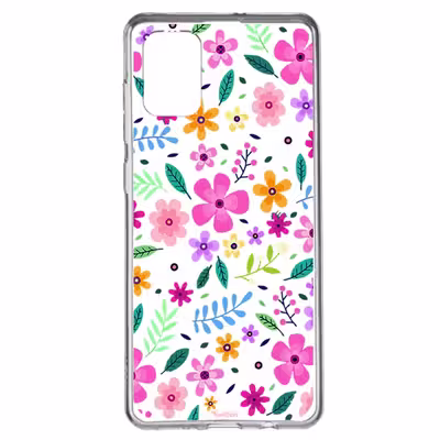کاور طرح گل مناسب برای گوشی موبایل سامسونگ Galaxy A51