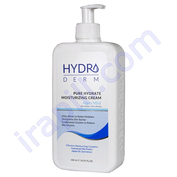 کرم پمپی مرطوب کننده و نرم کننده دست و صورت Mist هیدرودرم 500 میلی لیتر