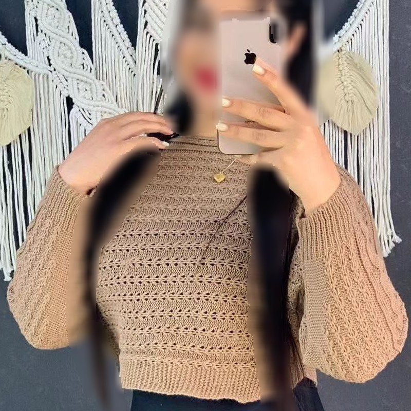 نیم تنه بافت زنانه و دخترانه مجلسی و شیک فری سایز تا 46 با رنگبندی بالا و جذاب جنس درجه یک