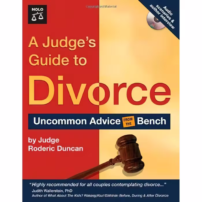 کتاب زبان اصلی A Judges Guide to Divorce اثر Roderic Duncan انتشارات NOLO