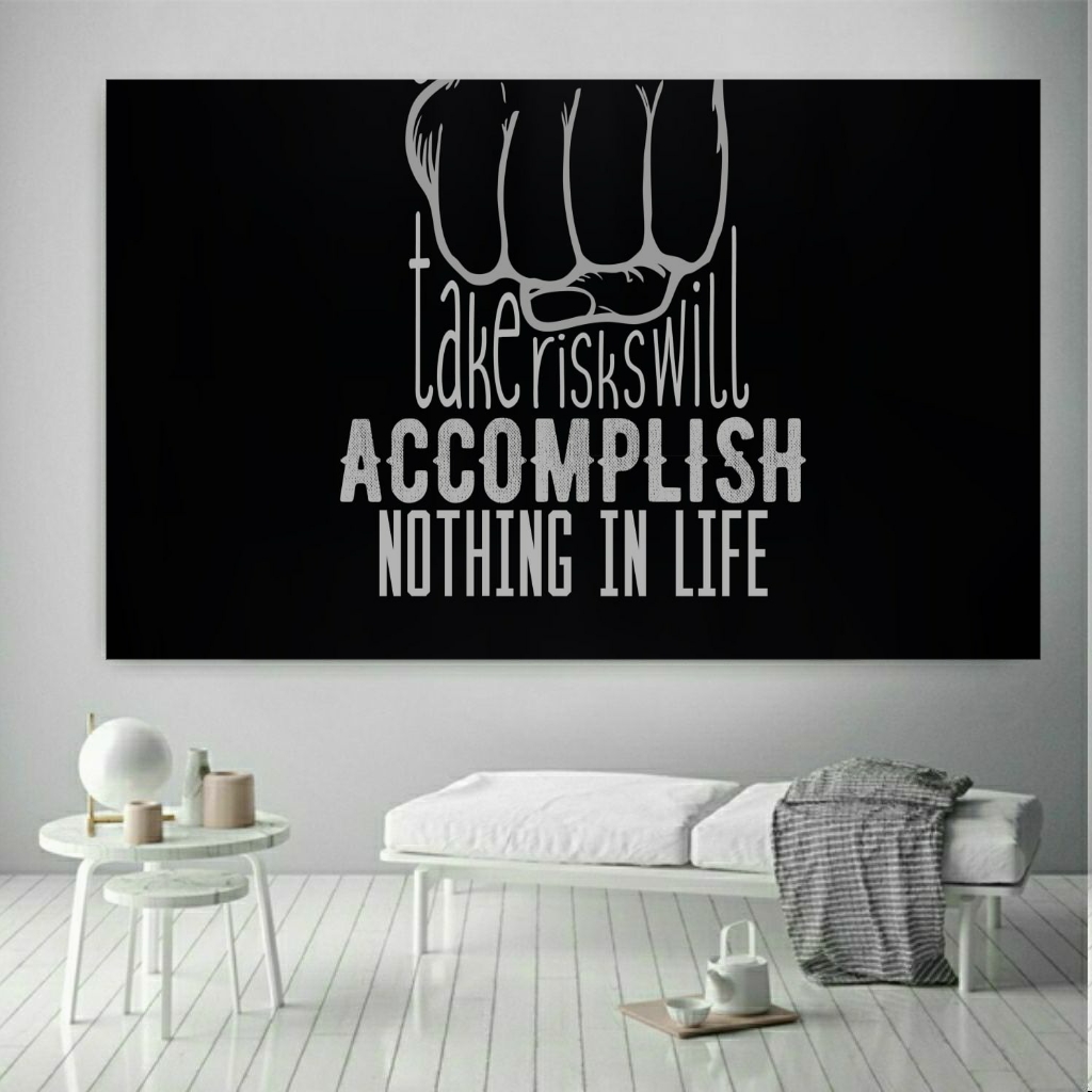 تابلو بوم طرح انگیزش مدل TAKE RISKSWILLکد SDP312