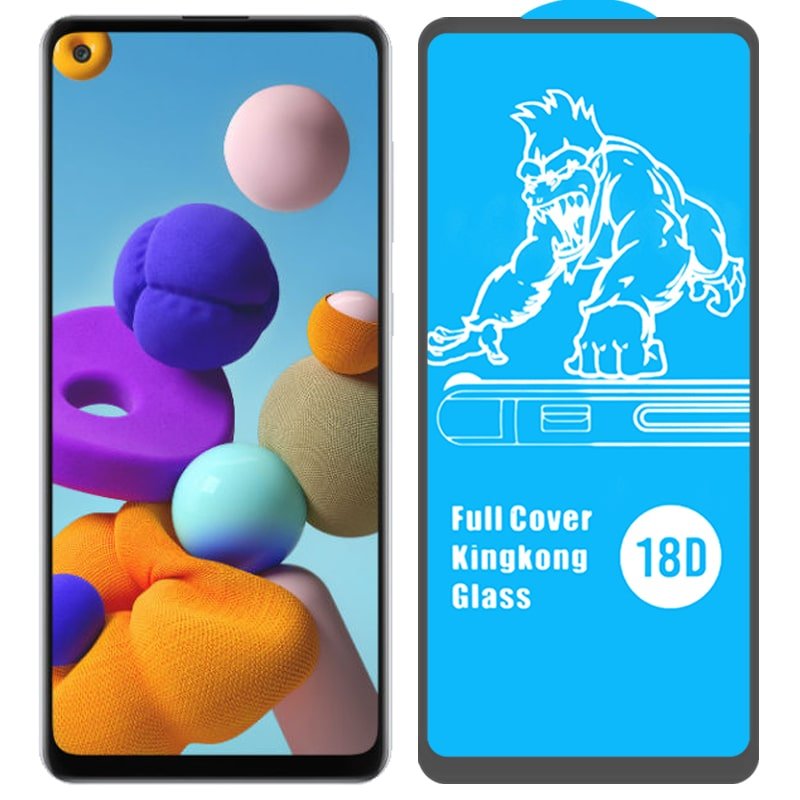 گلس ایربگ دار محافظ صفحه نمایش مناسب برای گوشی Samsung Galaxy A21S مدل King Kong از برند آرمور گلس