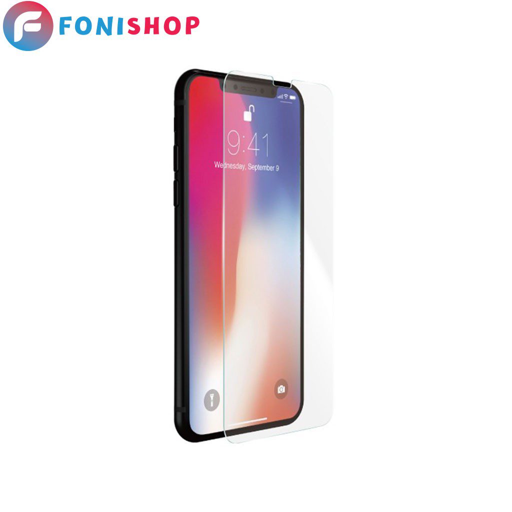گلس محافظ صفحه نمایش شیشه ای معمولی آیفون ایکس اس iPhone XS