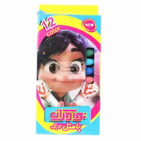 پاستل روغنی 12 رنگ جعبه مقوایی نوآورانnoavaran 12 colours pastel