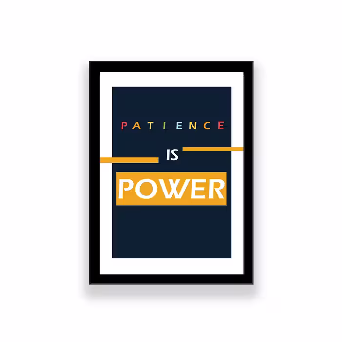 تابلو طرح انگیزشی مدل patience