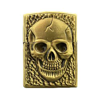 فندک مدل سنگی طرح اسکلت جمجمه کد DKD-812