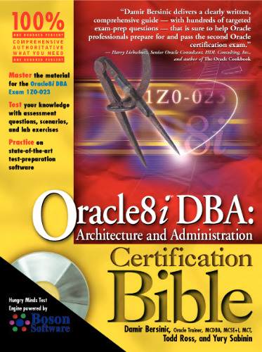خرید و دانلود نسخه کامل کتاب Oracle8i DBA: Architecture &amp; Administration Certification Bible