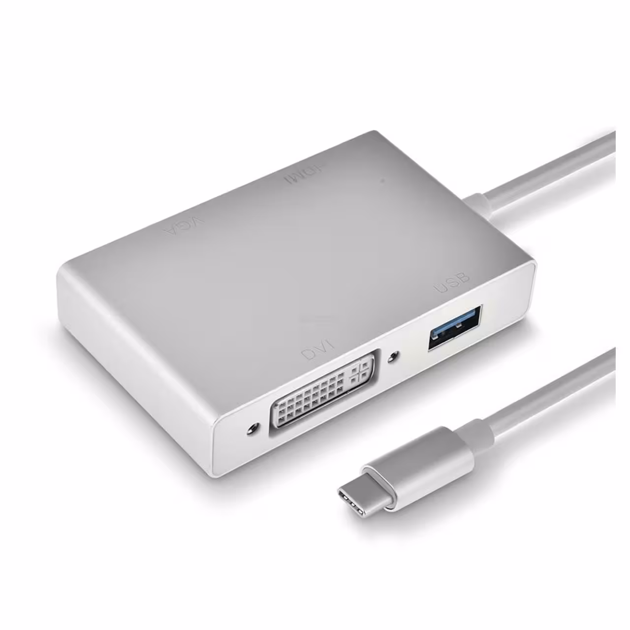 تبدیل USB- Type c به VGA/ DVI/HDMI/USB مدل MN