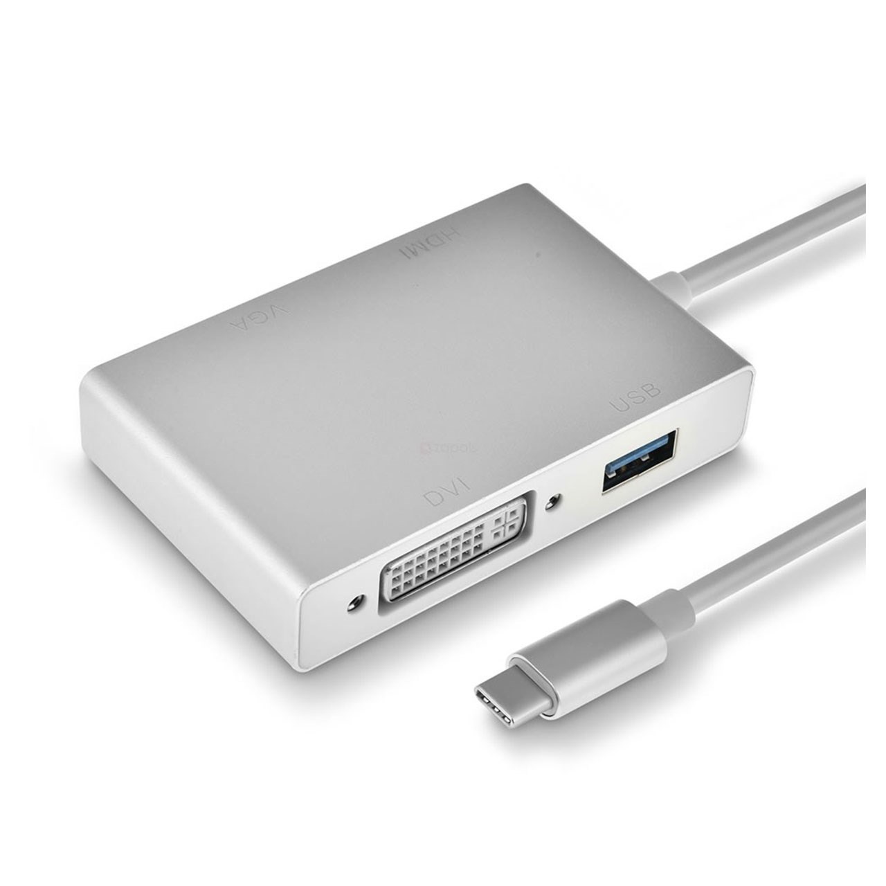 تبدیل USB- Type c به VGA/ DVI/HDMI/USB مدل MN