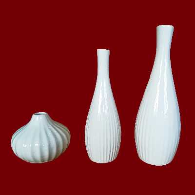 گلدان سرامیکی مدل گلچین بسته 3 عددی