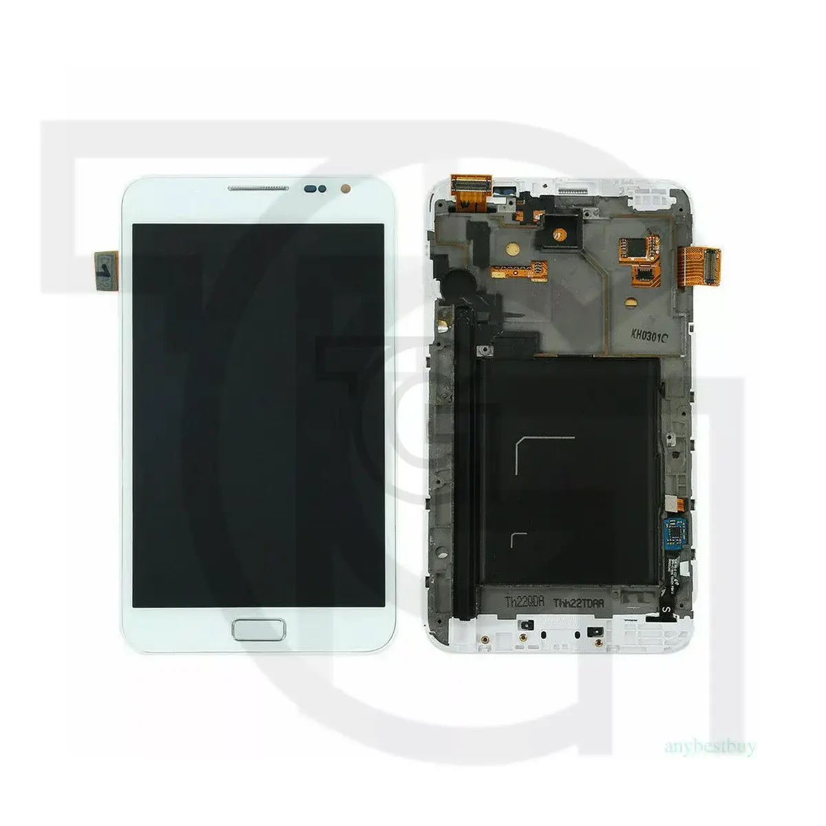 ال‌سی‌دی سامسونگ (سفید)(با‌فریم)(اورجینال) LCD Samsung Galaxy Note N7000