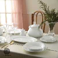 سرویس غذاخوری 12 نفره لومیو 108 پارچه سری شهرزاد چینی زرین