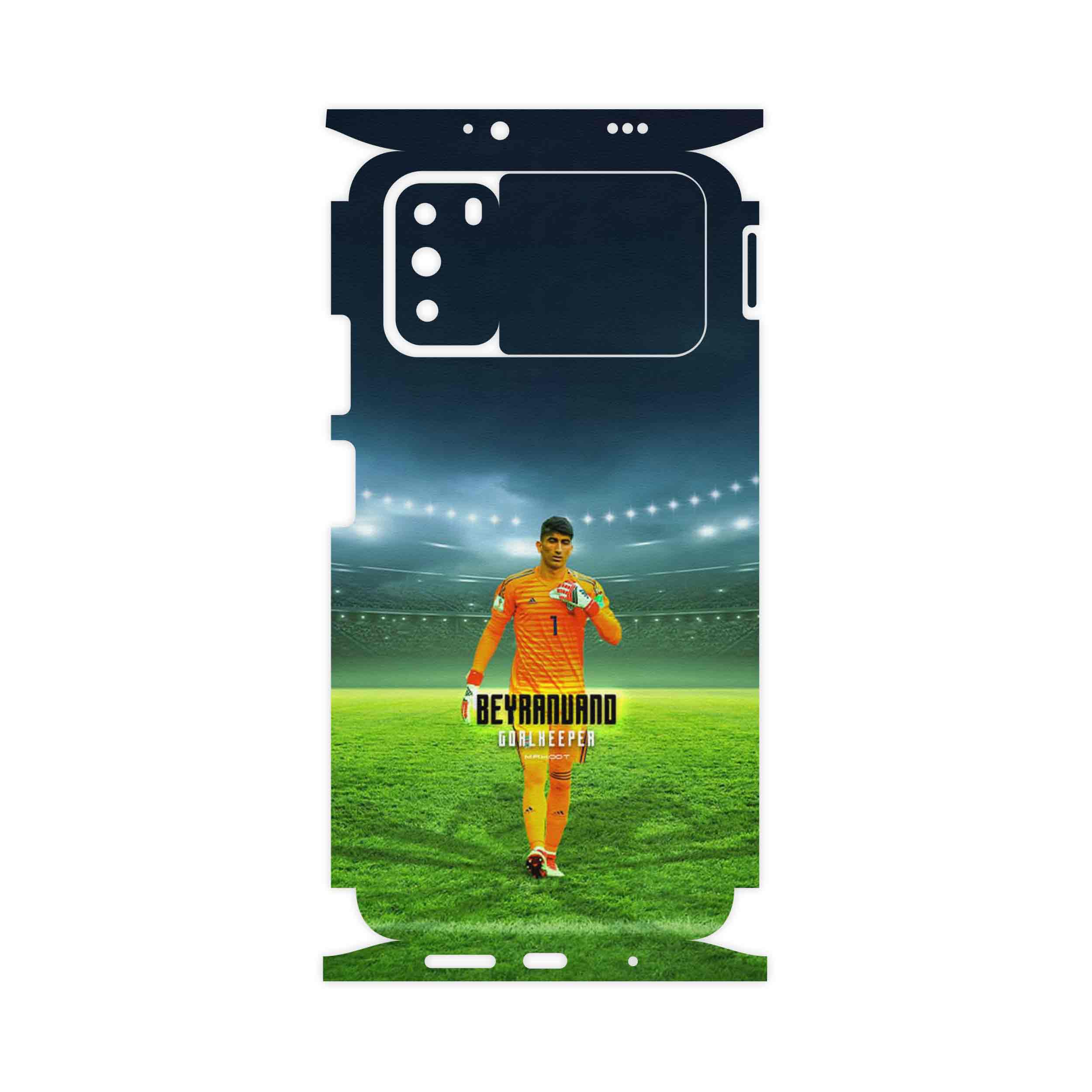 برچسب پوششی ماهوت مدل Alireza Beiranvand-FullSkin مناسب برای گوشی موبایل شیائومی Poco M3