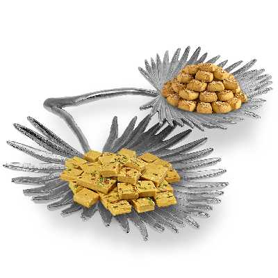 شیرینی خوری مدل  برگ سوزنی  کد SZ-11
