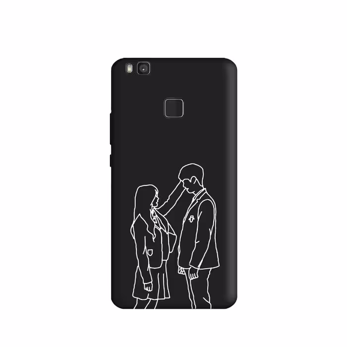 کاور طرح عاشقانه مینیمال کد u1766 مناسب برای گوشی موبایل هوآوی P9 Lite