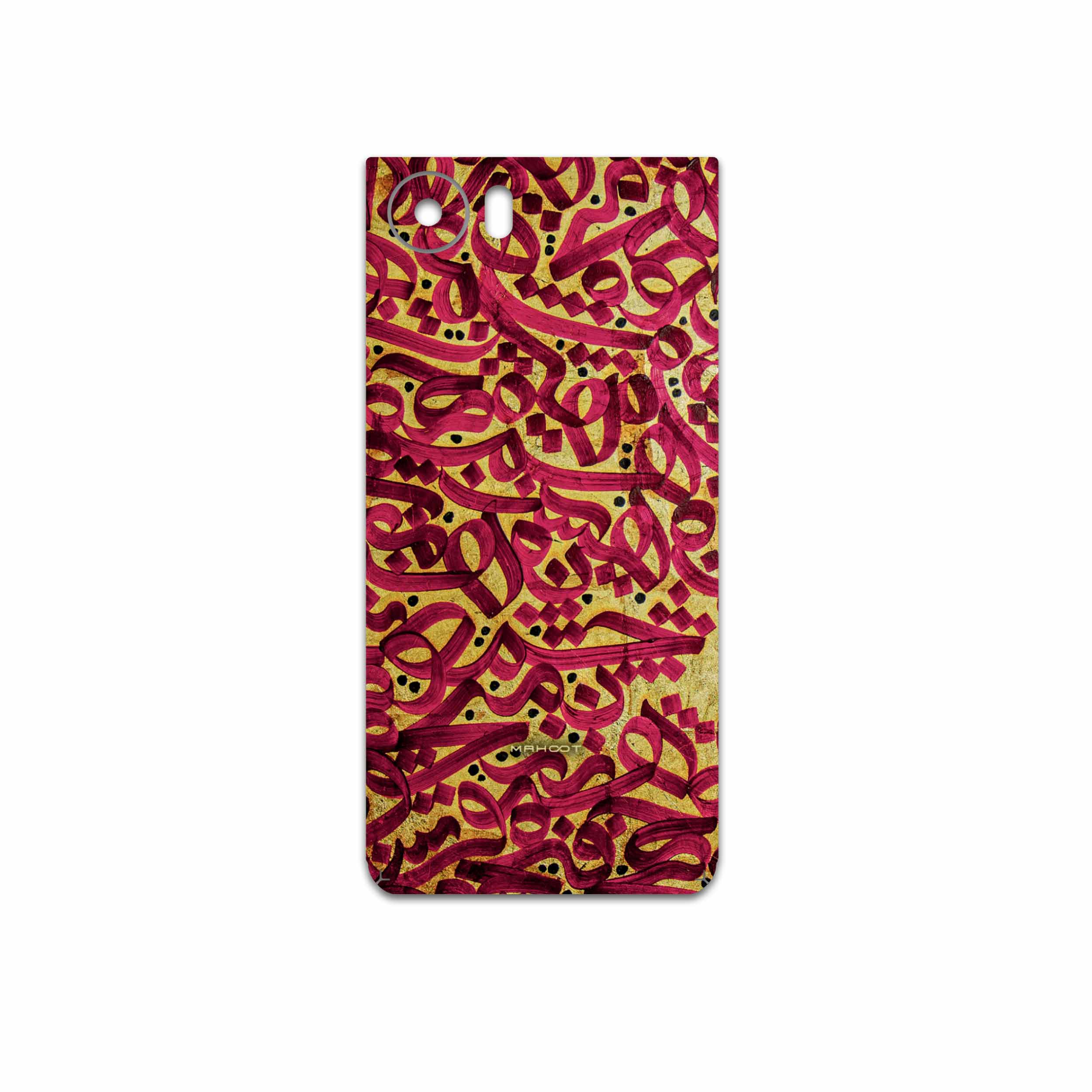 برچسب پوششی ماهوت مدل Nastaliq-6 مناسب برای گوشی موبایل بلک بری KEYONE