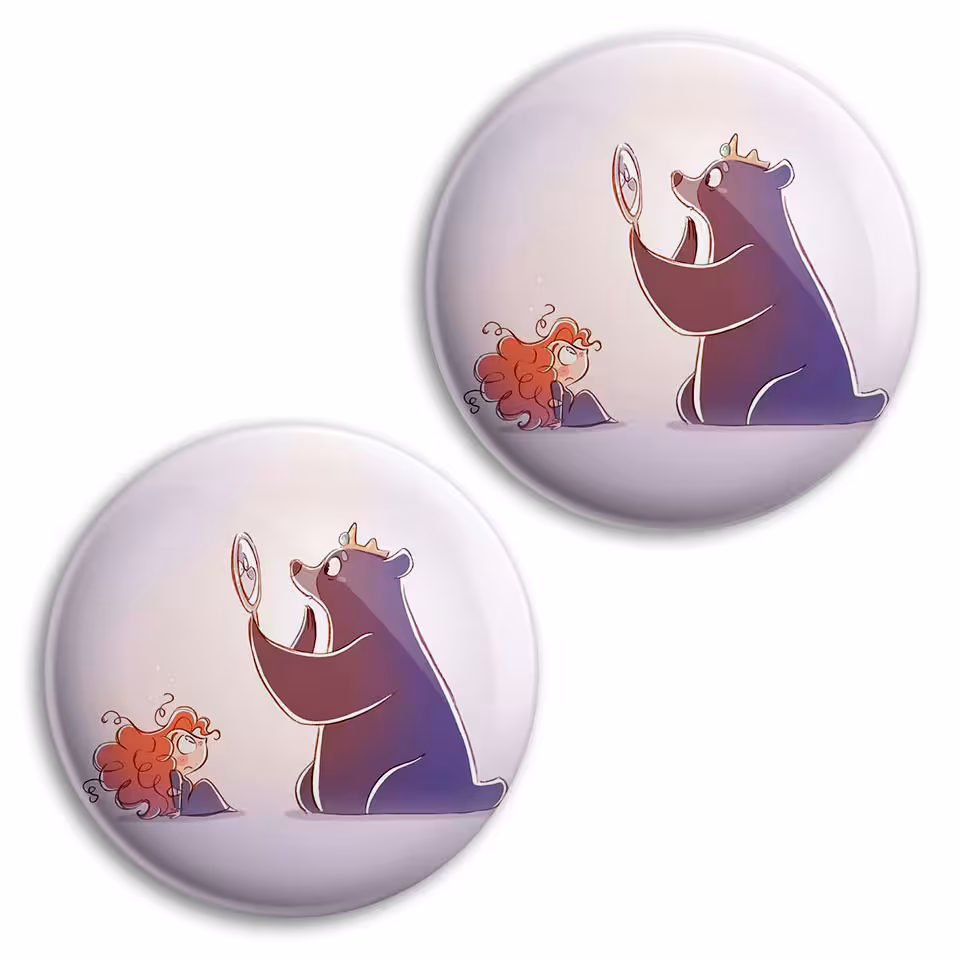 پیکسل پرمانه طرح انیمیشن دلیر کد pm2n.31313 مجموعه 2 عددی