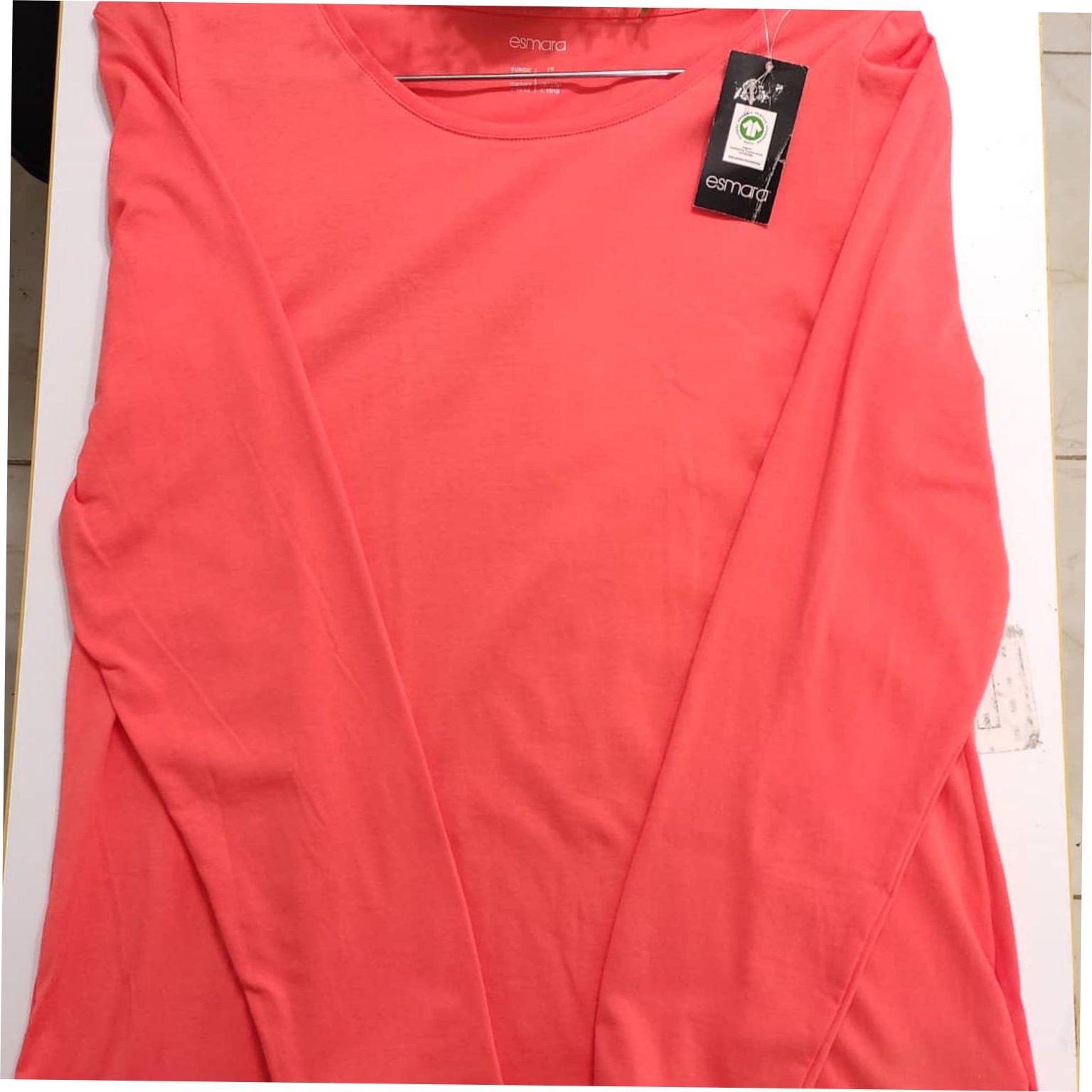 بلوز آستین بلند ساده اسمارا