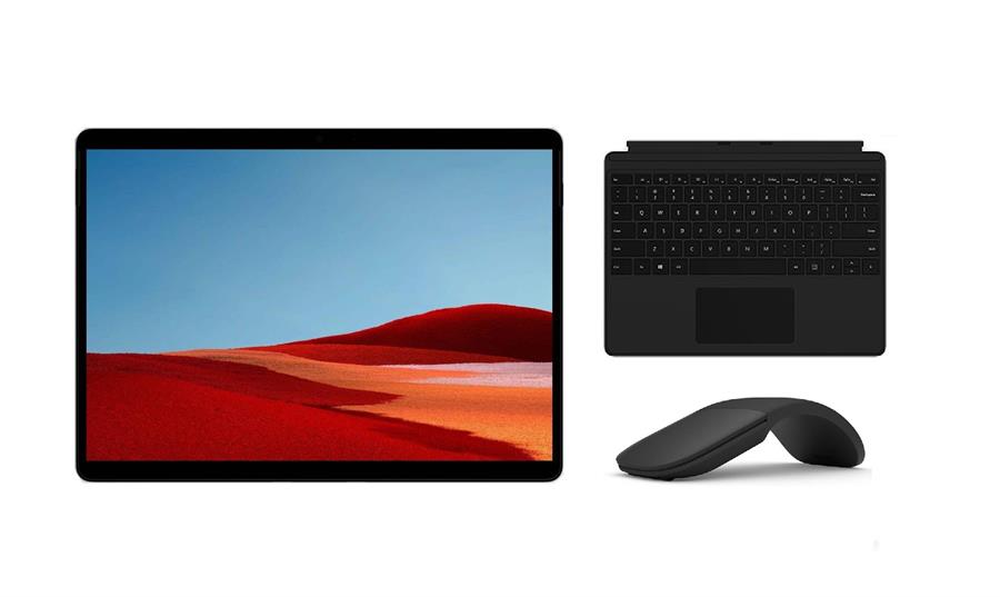 تبلت مایکروسافت مدل Surface Pro X LTE - A ظرفیت 128 گیگابایت همراه با کیبورد و ماوس