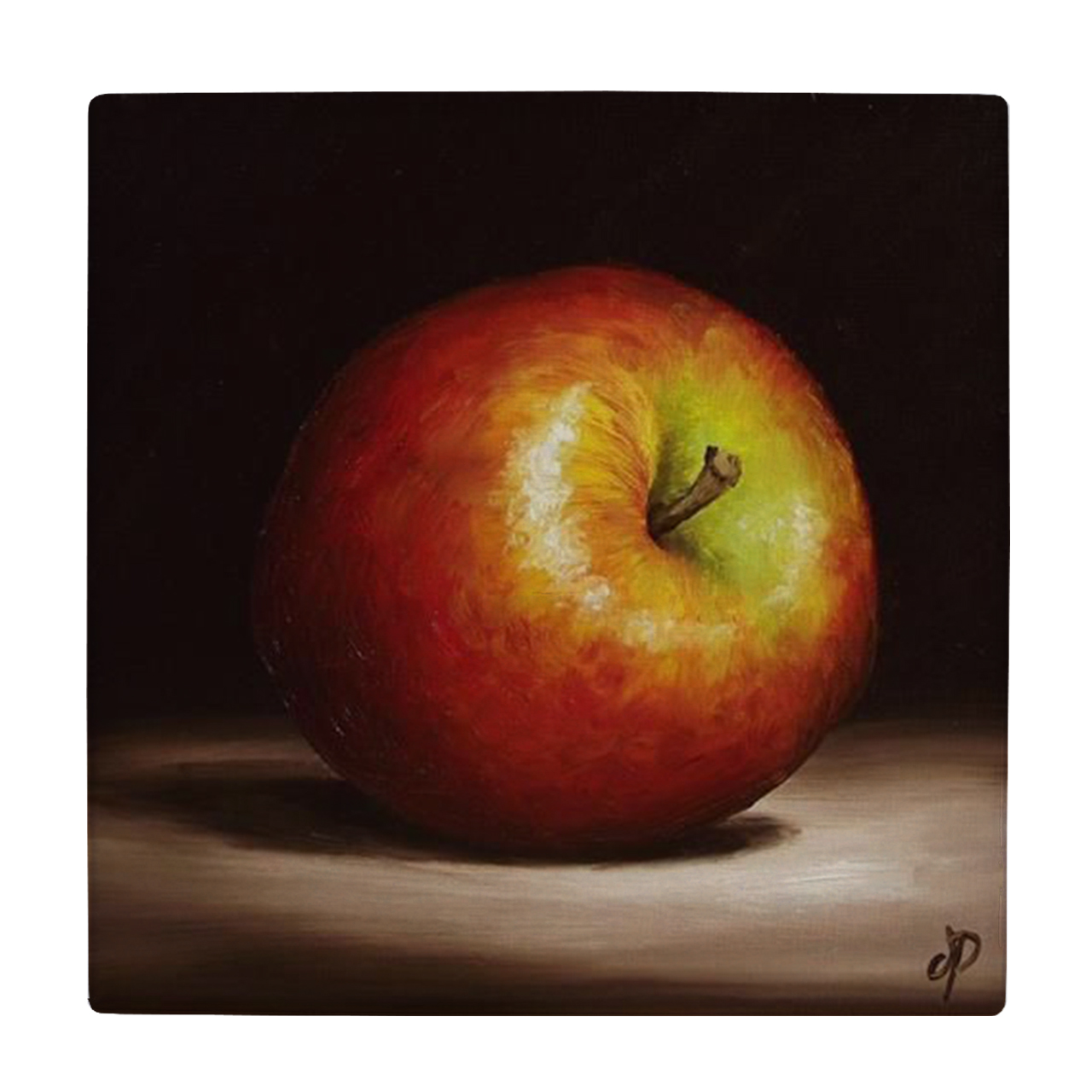 زیر لیوانی طرح نقاشی سیب کد 3455299_1302